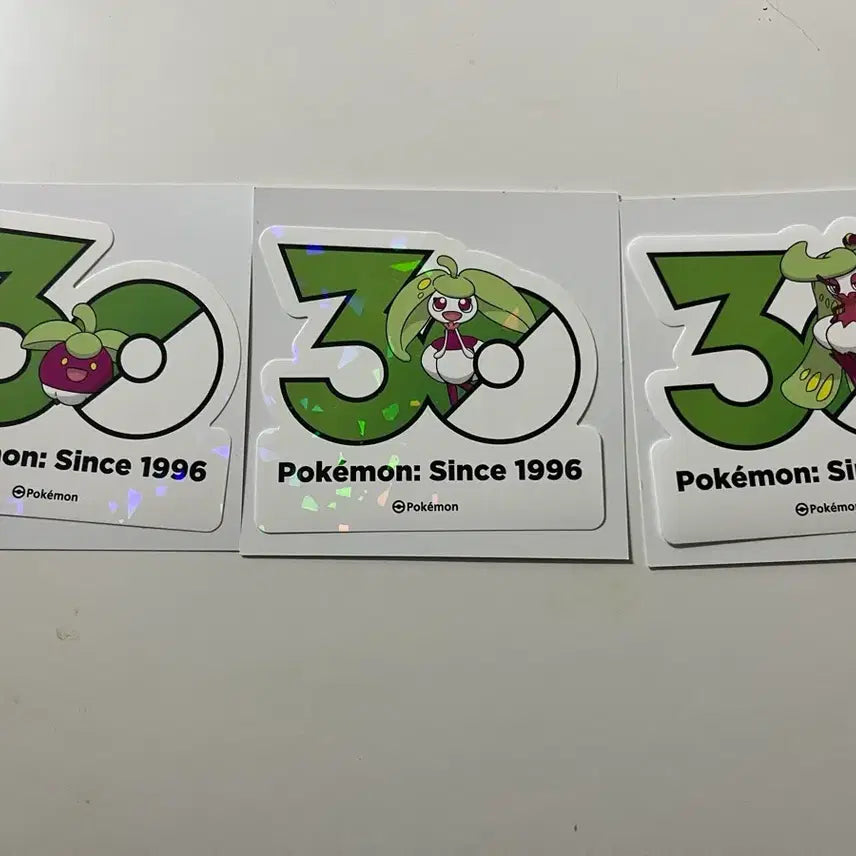 [BUNJANG] Pokemon 30th Anniversary Stickers: Sweet, Moon, and Moon Queen / 포켓몬 30주년 스티커 달콤아+달무리나+달코퀸