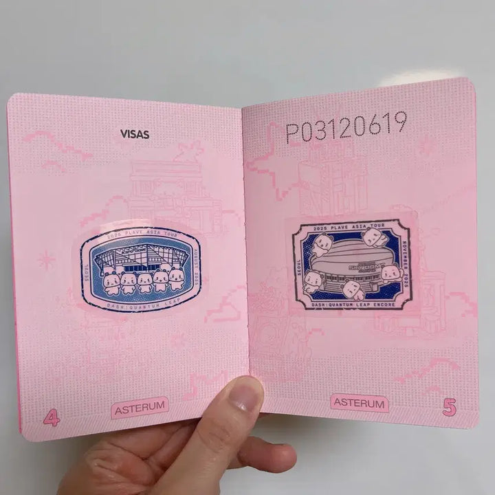[BUNJANG] PLAVE Flea Passport (Asia Tour Sticker Applied) / 플레이브 플리 여권