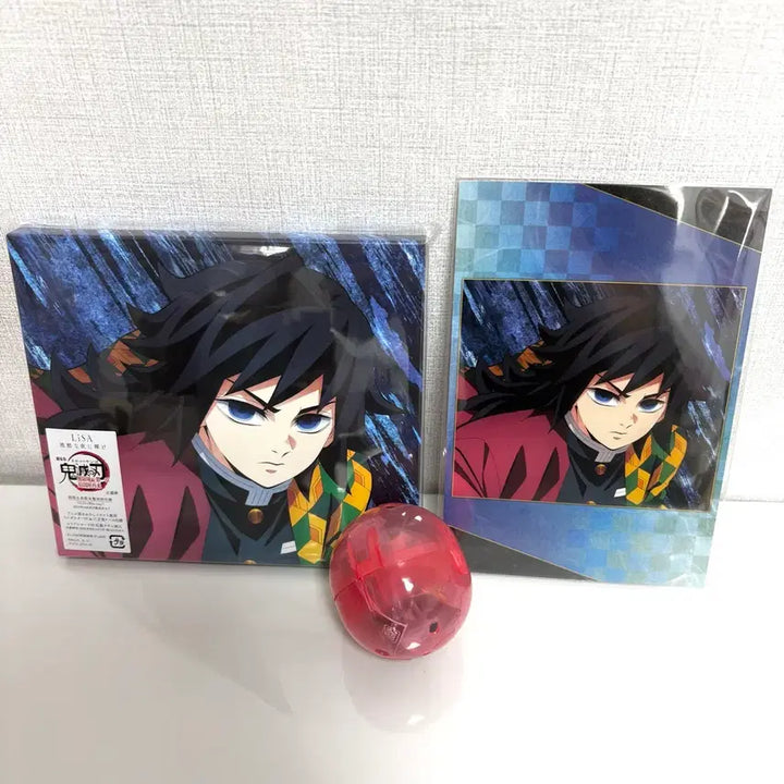[BUNJANG] Demon Slayer: Kimetsu no Yaiba Mugen Train Edition LiSA CD Giyu Suwarasetai Gacha Figure / 귀멸의 칼날 무한성편 LiSA CD 기유 카드 스와라세타이 가챠 피규어