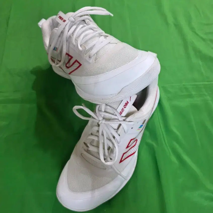 [BUNJANG] Pro-Specs White Red 270mm Sneakers / 프로스펙스 운동화 화이트 레드