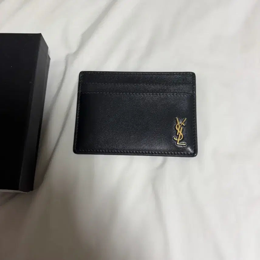 [BUNJANG] Saint Laurent Cardholder Black / 생로랑 카드지갑 블랙
