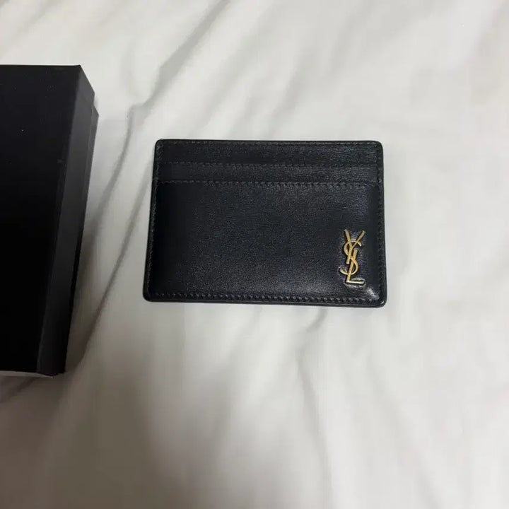 [BUNJANG] Saint Laurent Cardholder Black / 생로랑 카드지갑 블랙