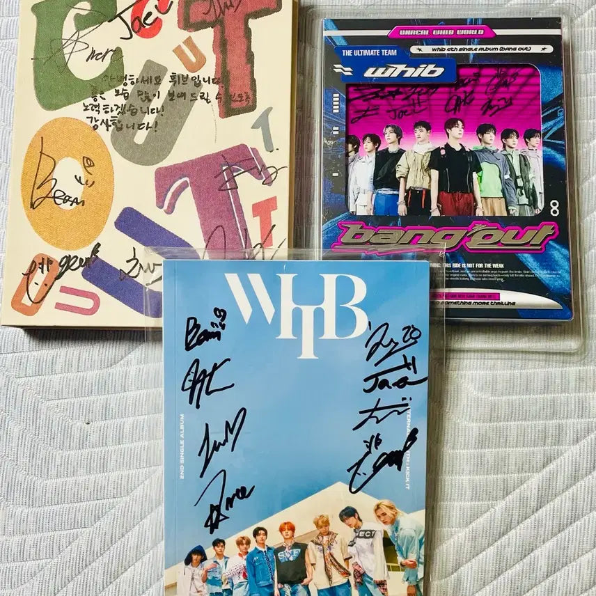 [BUNJANG] WHIB Autographed Album 2-Set / 휘브 WHIB 친필싸인 앨범 3종세트 비매
