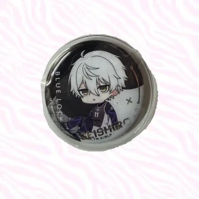 [BUNJANG] Blue Lock Nagi &amp; Chigiri Can Badge Bundle Set / 블루록 캔 뱃지 (나기, 치기리) 일괄