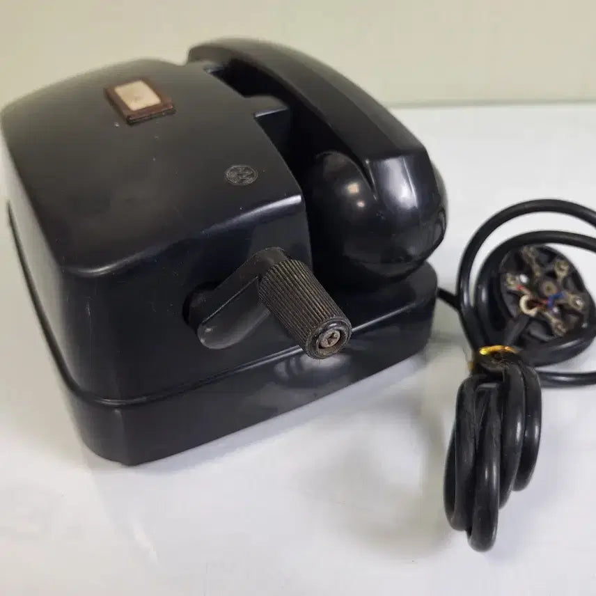 [BUNJANG] Taeheung Precision 1980s Ministry of Communications Rotary Dial Telephone / 옛날 근대사 수집 자료 민속품 검은색 자석식 체신부 교환 전화기