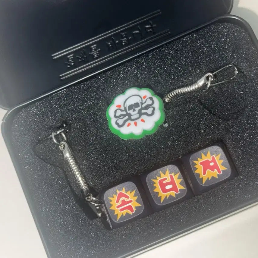 [BUNJANG] Infinite Challenge Infinity Business Keycap Keyring Mom&