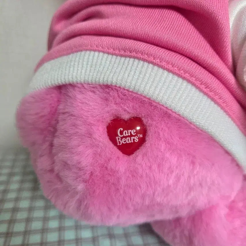 [BUNJANG] Care Bears Pink Baseball Jacket Bear Plush Toy / 케어베어 핑크 야구 점퍼 곰 인형
