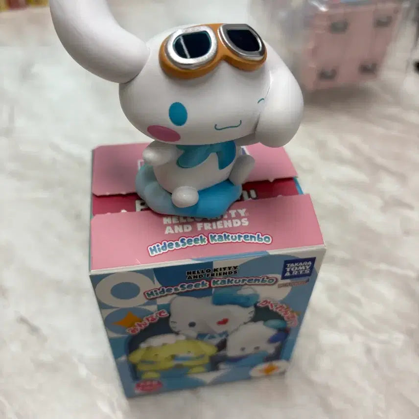 [BUNJANG] Sanrio Cinnamoroll Takara Tomy Hello Kitty Hide &amp; Seek Kakurenbo Figure / 시나모롤 - 타카라토미 헬로키티 하이드앤시크 카쿠렌보 피규어