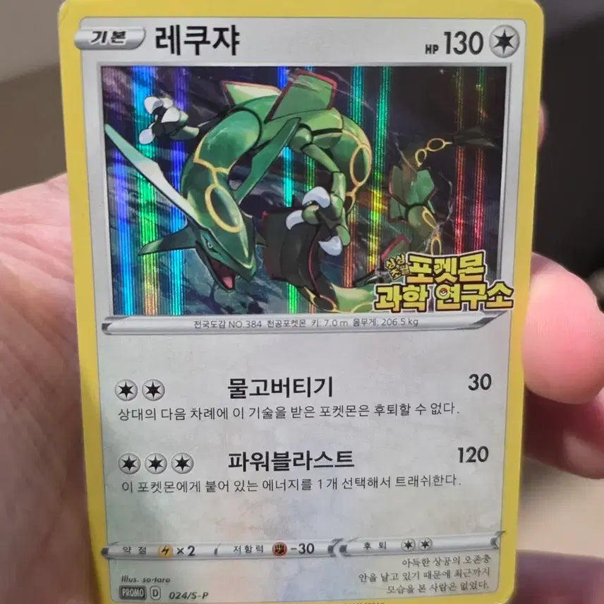 [BUNJANG] Pokemon Card Rayquaza Science Lab 024/S-P Promo / 포켓몬카드 레쿠쟈 과학 연구소 024/S-P 프로모