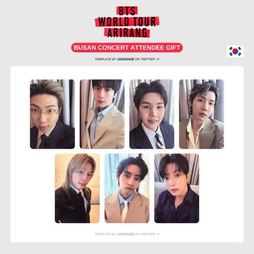 [BUNJANG] BTS Arirang Busan Concert Bundle Set Photocards / 방탄 아리랑 부산콘 포카 일괄