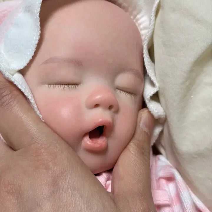 [BUNJANG] Full Silicone Reborn Doll (Drink &amp; Wet Function) - 13 inch / 풀실리콘 리본돌(Drink&amp;Wet 가능)