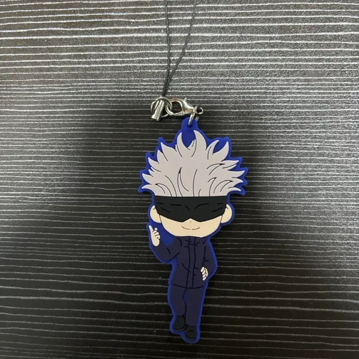 [BUNJANG] Bandai Jujutsu Kaisen Satoru Gojo Rubber Keychain Strap / 주술회전) 반다이 고죠 사토루 러버 키링 러버 스트랩