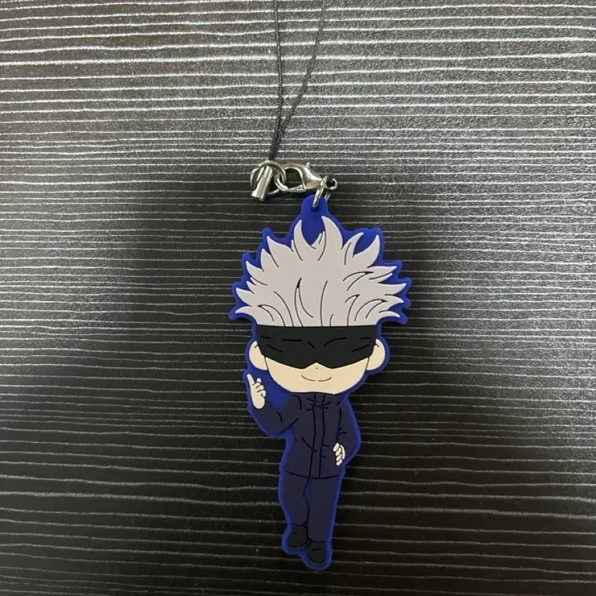 [BUNJANG] Bandai Jujutsu Kaisen Satoru Gojo Rubber Keychain Strap / 주술회전) 반다이 고죠 사토루 러버 키링 러버 스트랩