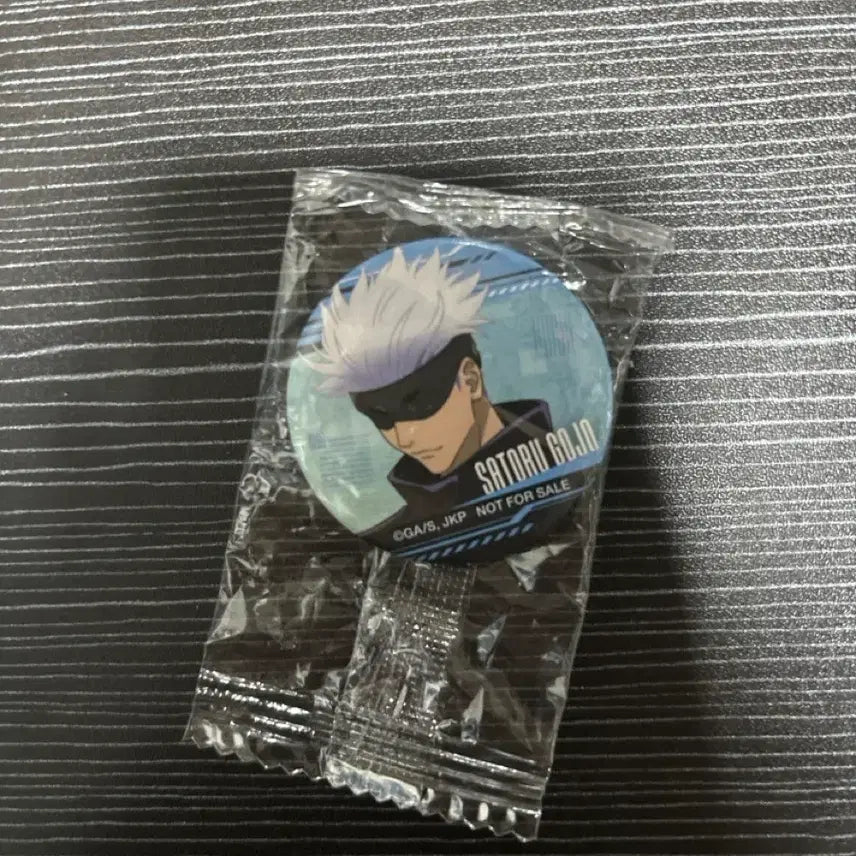 [BUNJANG] Jujutsu Kaisen Kura Sushi Collaboration Gojo Satoru Can Badge / 주술회전) 쿠라스시 콜라보 고죠 사토루 캔뱃지