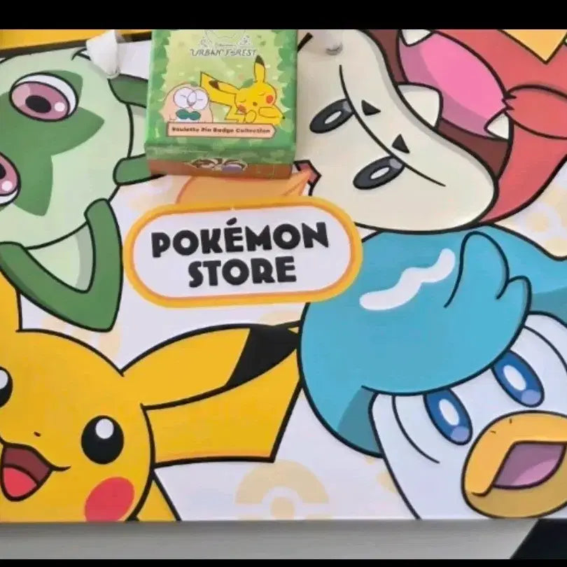 [BUNJANG] Pokemon Urban Forest Metamon Pin Badge / 포켓몬 어반 포레스트 핀뱃지 메타몽, 쇼핑백