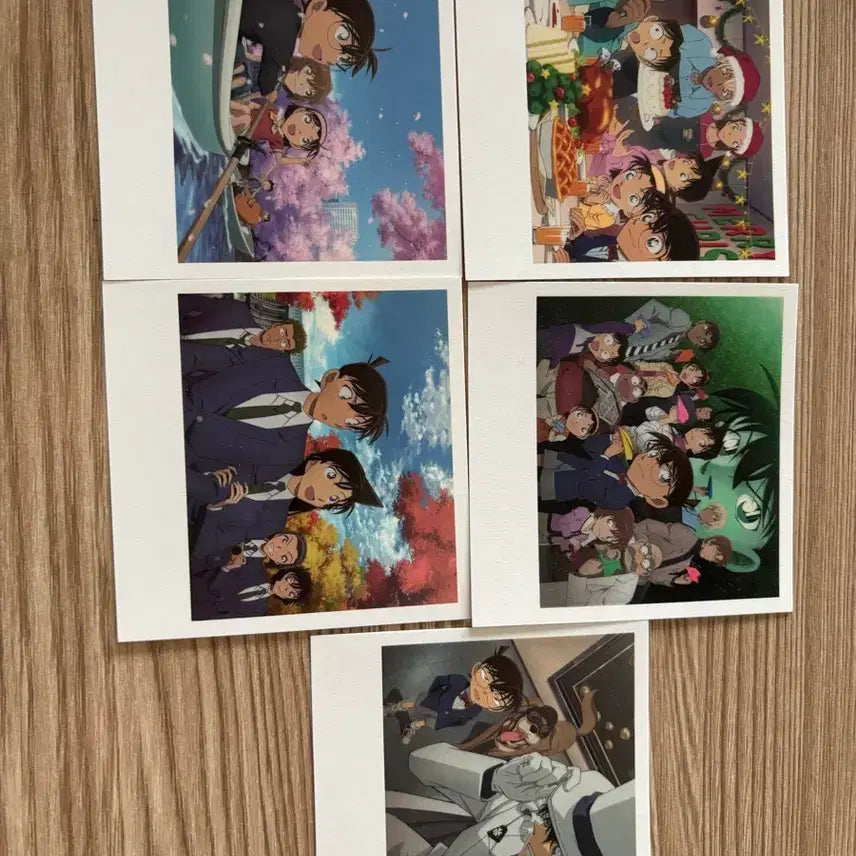 [BUNJANG] Detective Conan Photo Set (5 Types) / 명탐정 코난 인화사진 5종 세트