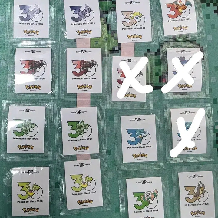 [BUNJANG] Pokemon 30th Anniversary Baskin Robbins Sticker Trade / 포켓몬스터 30주년 배스킨라빈스 스티커 교환