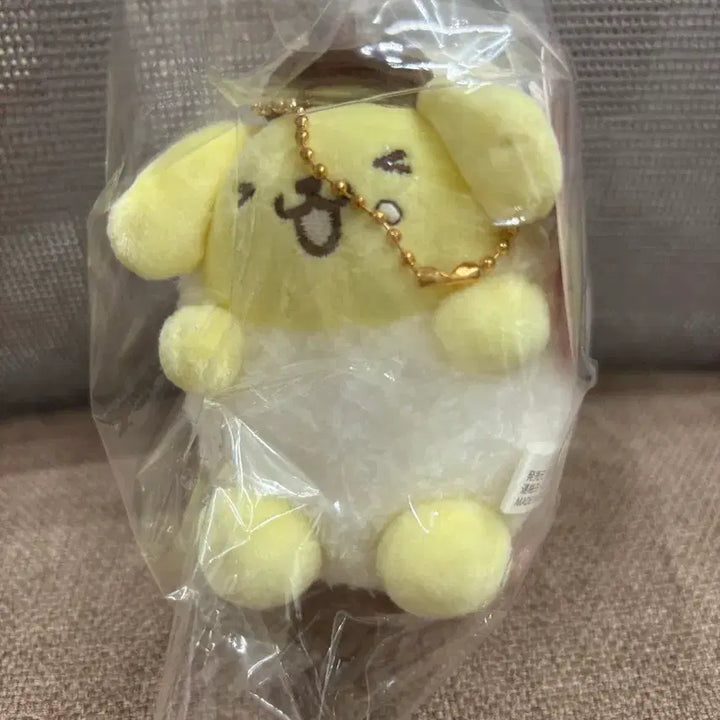 [BUNJANG] Sanrio Pompompurin Sushi Plush Keychain / 새상품)산리오 폼폼푸린 무뉴구루미 팝업 초밥키링