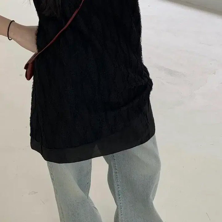 [BUNJANG] Light Wash Semi-Wide Denim Pants / 연청 데님