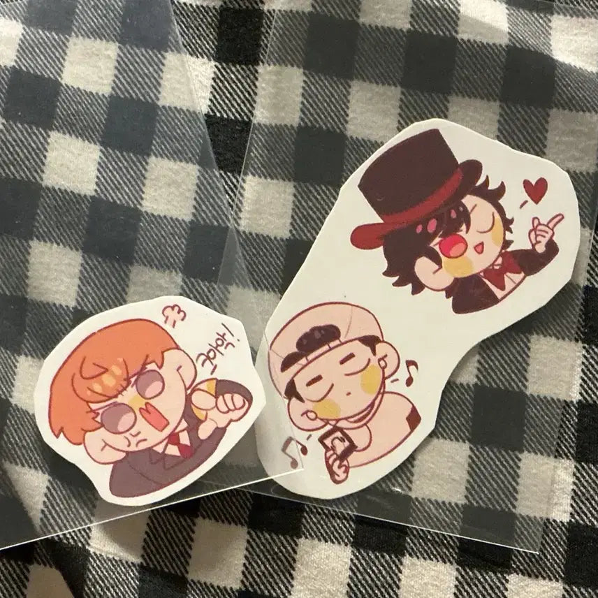 [BUNJANG] Zombie High Kang Woo-bin Jin-ho Kevin Sticker Bundle Set / 좀비고 강우빈 빈진호 케빈 일디반 비공굿 스티커 일괄