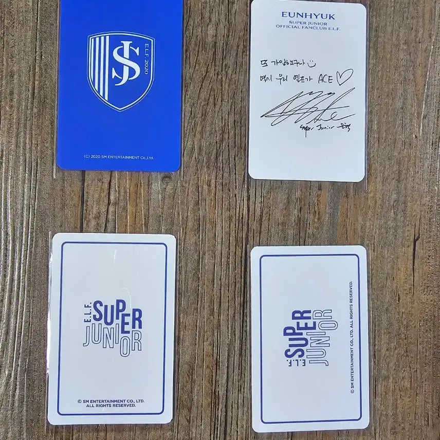 [BUNJANG] Super Junior Donghae Membership Kit Photocard Bundle Set / 4장일괄) 슈퍼주니어 멤버쉽키트 포카 은혁세트 판매 양도합니다