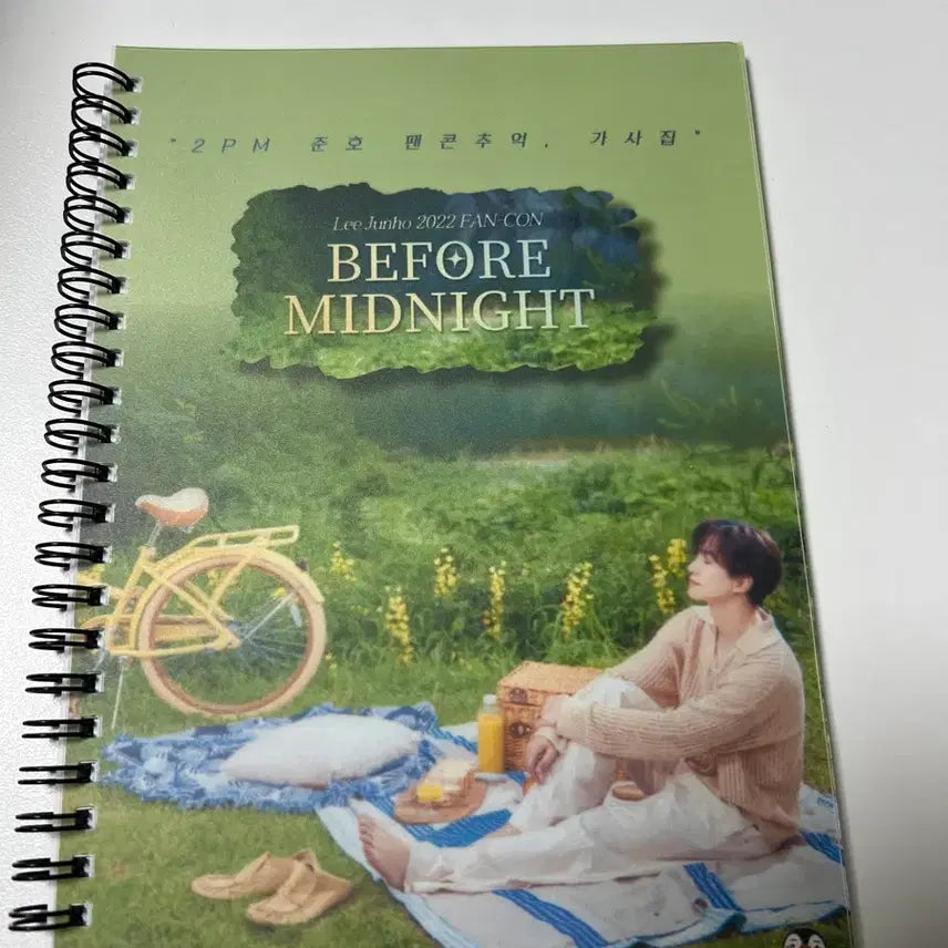 [BUNJANG] 2PM Junho 2022 Fancon BEFORE MIDNIGHT Lyric Book / 2022 준호 팬콘 BEFORE MIDNIGHT 가사집
