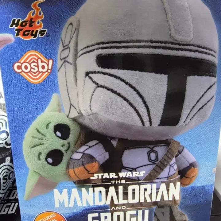 [BUNJANG] Hot Toys Mandalorian with Grogu Cosbi Plus Keychain and Grogu Stroller / 핫토이 만달로리안과 그로구 코스비 플러스 키체인 그로구 유모차