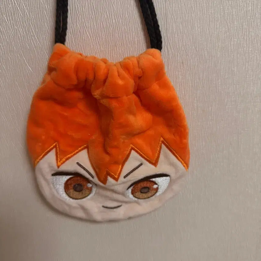 [BUNJANG] Haikyuu!! Shoyo Hinata Drawstring Pouch Gacha / 하이큐 히나타 파우치 가챠