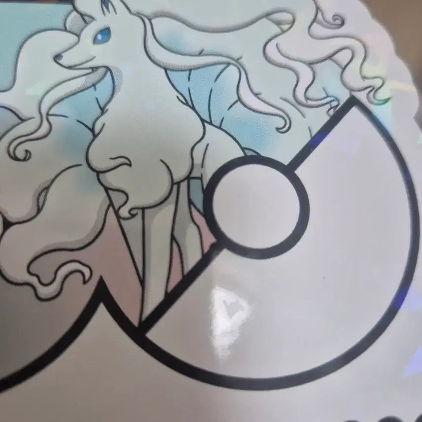 [BUNJANG] Pokemon 30th Anniversary Logo Sticker Alolan Ninetales / 포켓몬 30주년 로고 스티커 알로라 식스테일 나인테일
