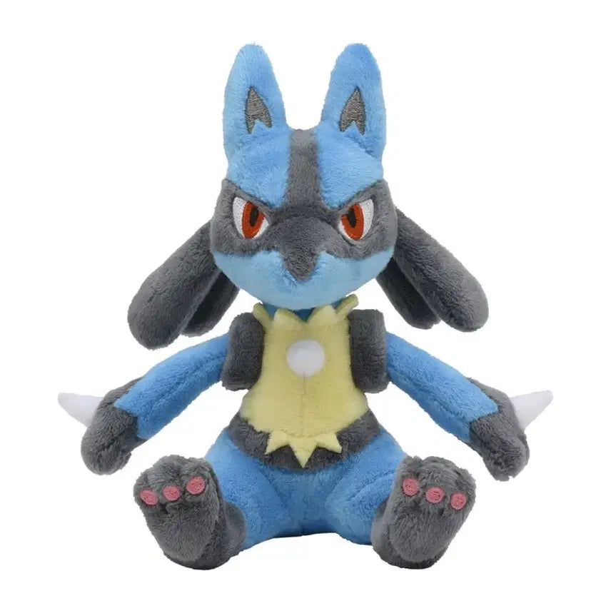 [BUNJANG] Pokemon Lucario Fit Nui Plush Doll / 포켓몬 루카리오 fit 누이 핏 누이 인형