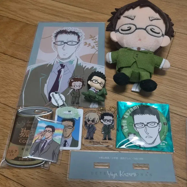 [BUNJANG] Detective Conan Kazami Furuya Furukaza Acrylic "Osuwari" Can Badge Sticker Illustration Book / 코난 카자미 후루야 후루카자 아크릴 오스와리 캔뱃지 스티커 일러북