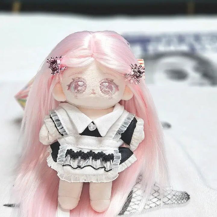 [BUNJANG] 10cm Doll Clothes Maid Outfit / 10cm 메이드 솜인형옷