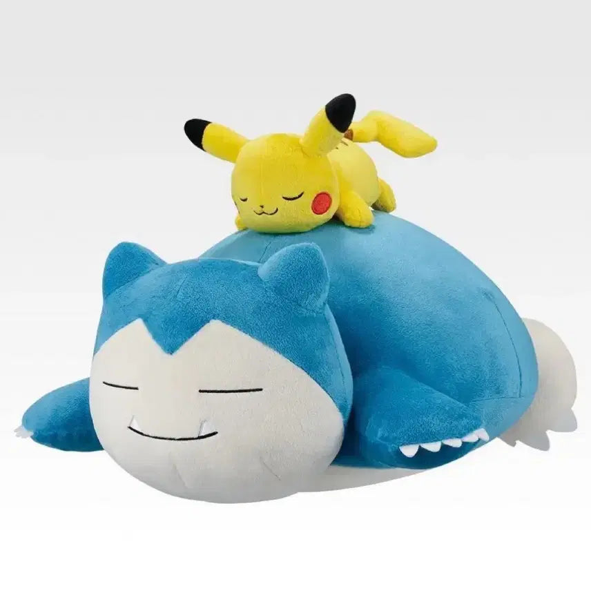 [BUNJANG] Pokemon Ichiban Kuji 2025 Collection Sleeping Snorlax &amp; Pikachu Plush - B Prize / 포켓몬스터 제일복권 2025컬렉션 잠자는 잠만보&amp;피카츄인형 B상 판매합니