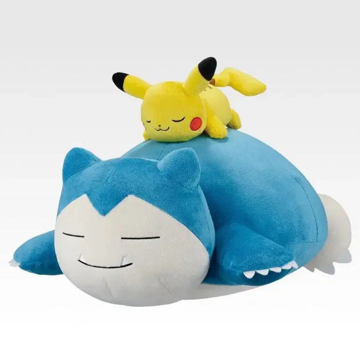 [BUNJANG] Pokemon Ichiban Kuji 2025 Collection Sleeping Snorlax &amp; Pikachu Plush - B Prize / 포켓몬스터 제일복권 2025컬렉션 잠자는 잠만보&amp;피카츄인형 B상 판매합니