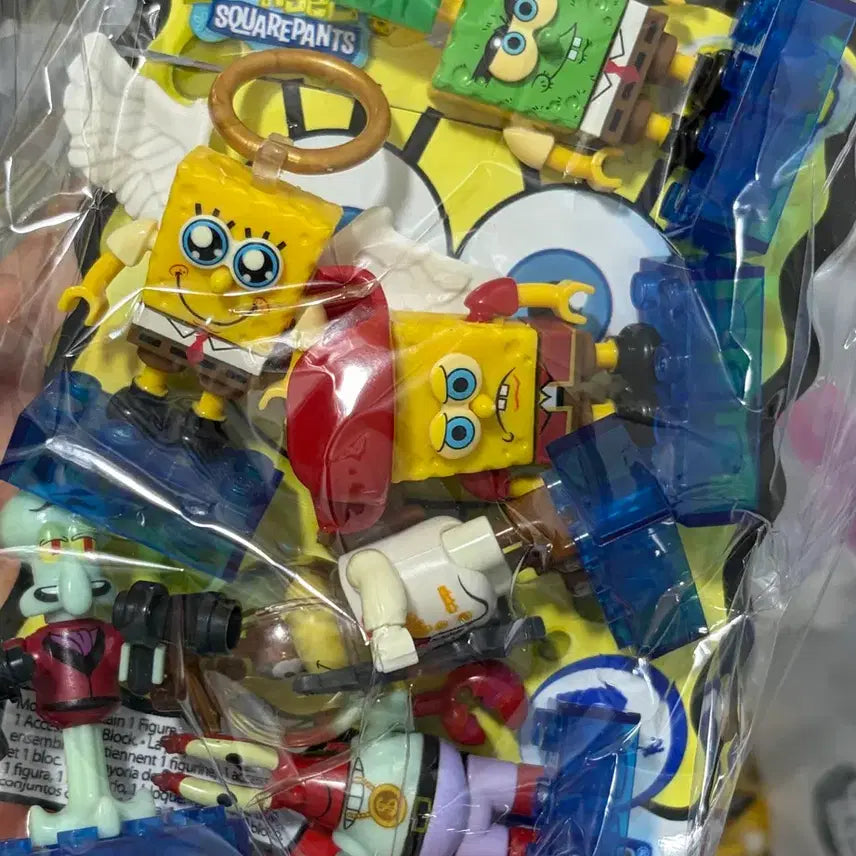 [BUNJANG] SpongeBob Mega Bloks Figure Series 4 8-Piece Bundle Set / 스폰지밥 메가블럭 레고 피규어 시리즈4 8종 일괄