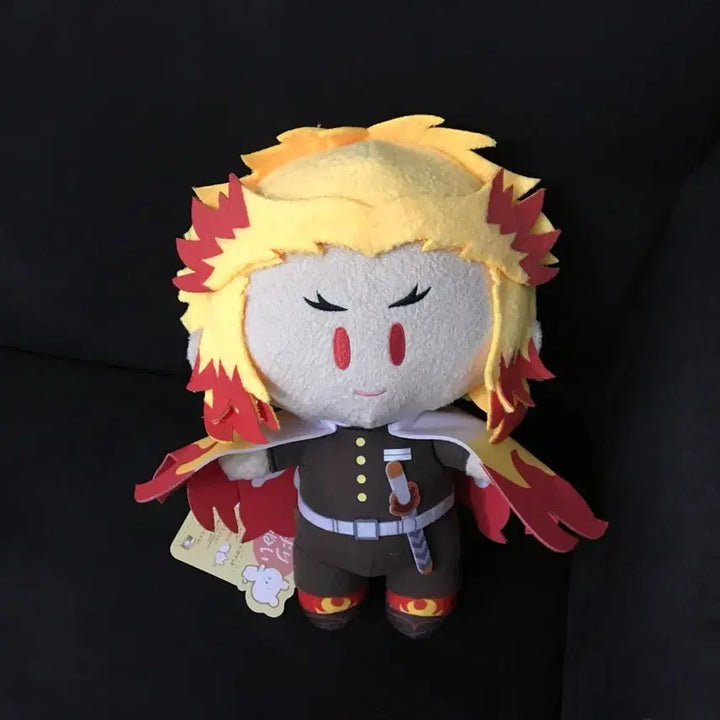 [BUNJANG] Demon Slayer Kyojuro Rengoku Big Yori Nui Plush / 귀멸의 칼날 렌고쿠 쿄쥬로 빅 요리누이 인형 귀칼 피규어 키링