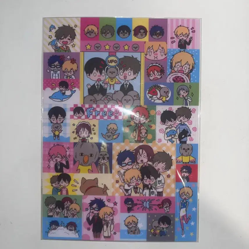 [BUNJANG] Free! Matsuoka Rin, Nanase Haruka, Tachibana Makoto Sticker Set / 프리 free! 비공굿 스티커 마츠오카 린 나나세 하루카 타치바나 마코토