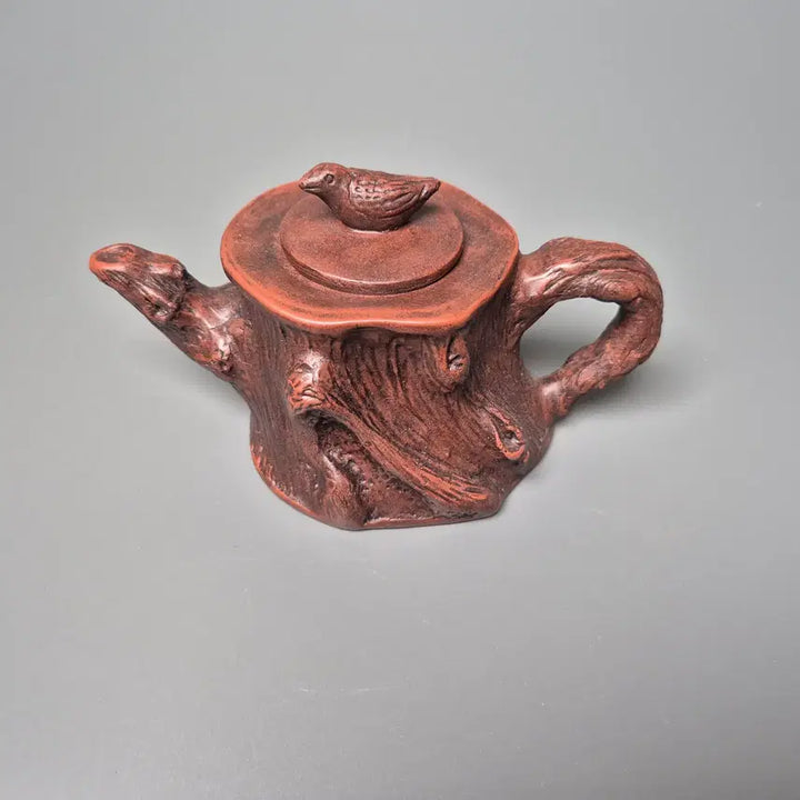 [BUNJANG] Yi Xing Zisha Gomu-sik Dahao Teapot / 의흥자사 조수문 고목식 다호 자사호 수집품 골동품 고미술품