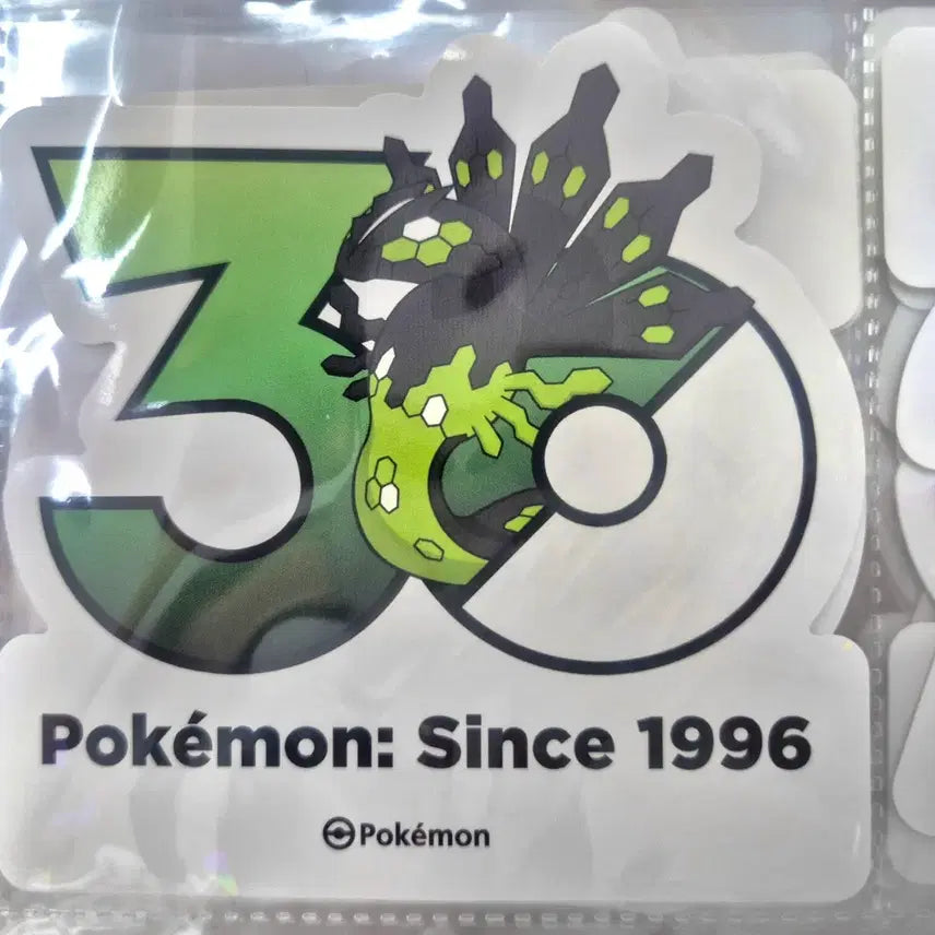 [BUNJANG] Pokemon 30th Anniversary Logo Sticker Zygarde / 포켓몬 30주년 로고 스티커 지가르데