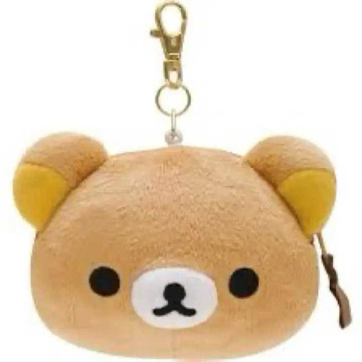 [BUNJANG] San-X Rilakkuma Face Reel Pass Case / 산엑스 리락쿠마 페이스 누이 릴 패스