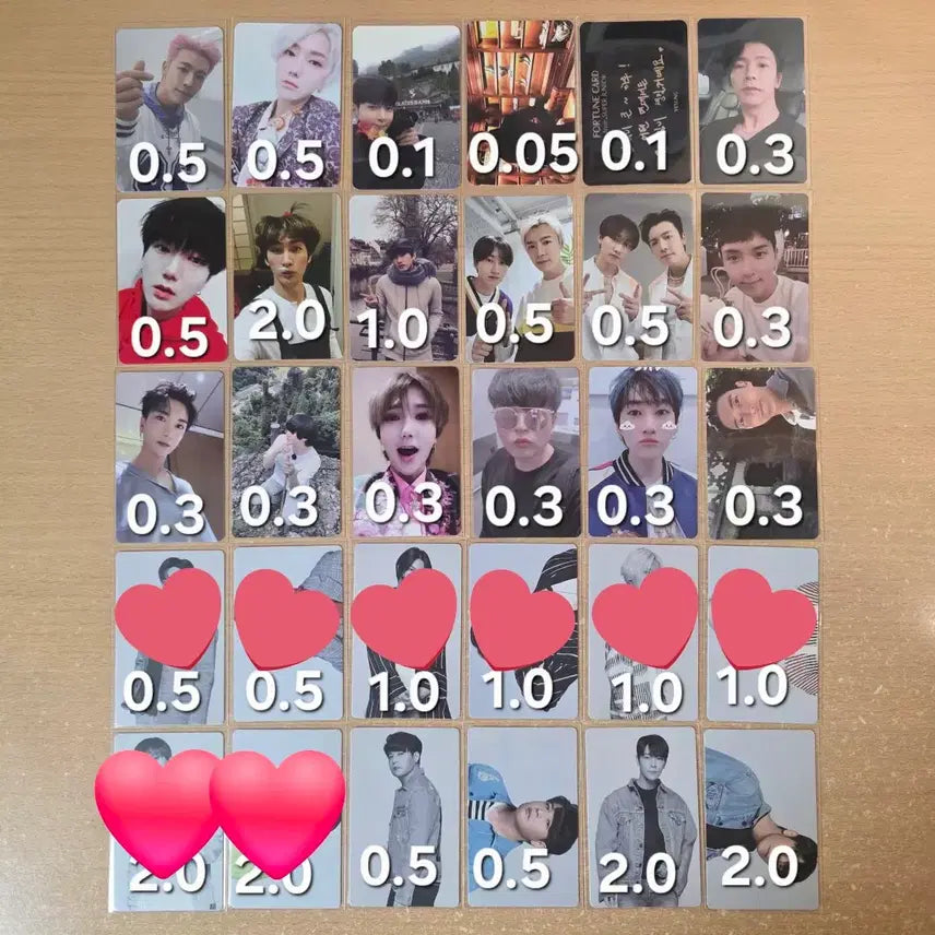 [BUNJANG] Super Junior Eunhyuk Donghae Kyuhyun Yesung Heechul Photocard Fortune Card Album / 슈퍼주니어 슈주 은혁 동해 규현 예성 희철  포카 포춘카드 포토카드 앨범