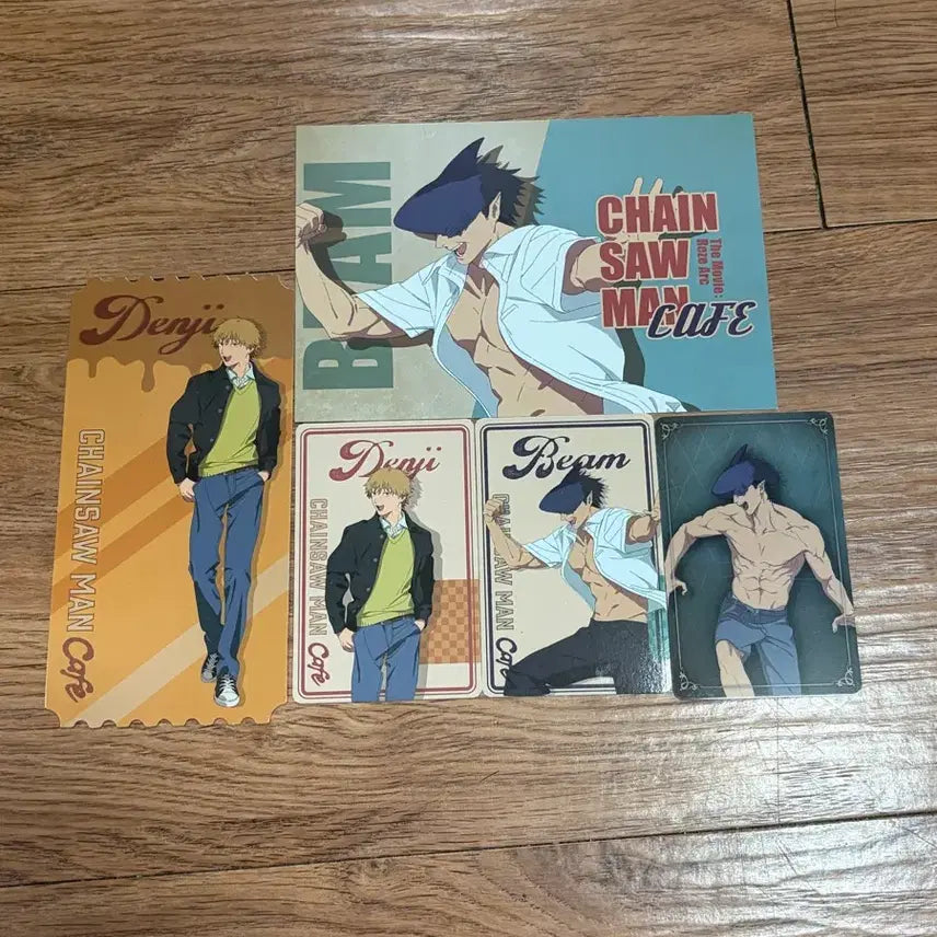 [BUNJANG] Chainsaw Man Cafe Bundle Set / 체인소맨 카페 굿즈 일괄