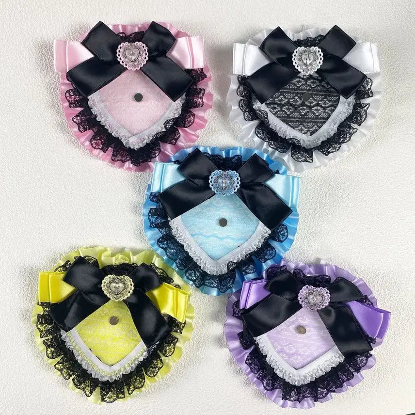 [BUNJANG] Handmade Heart-Shaped Badge Holder / 58mm 하트형 굿즈 캔뱃지 홀더  / 핸드메이드