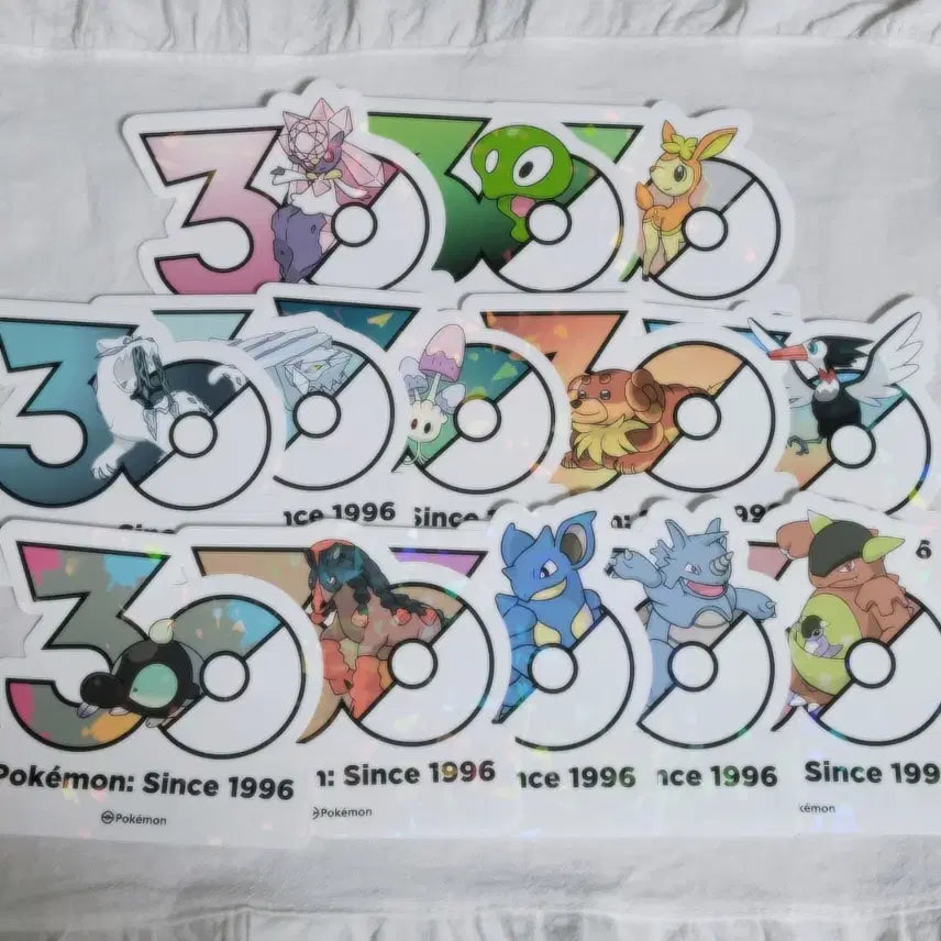 [BUNJANG] Pokemon 30th Anniversary Sticker Bundle Set / 포켓몬 30주년 스티커 일괄 원가 판매