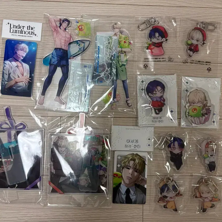 [SOLD OUT] 이착헌 강창호 김기려 포카 아크릴 스탠드 코롯토 키링 일괄