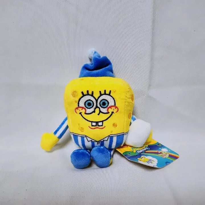 [BUNJANG] SpongeBob Pajamas Plush Keychain / 파자마 스폰지밥 인형 키링