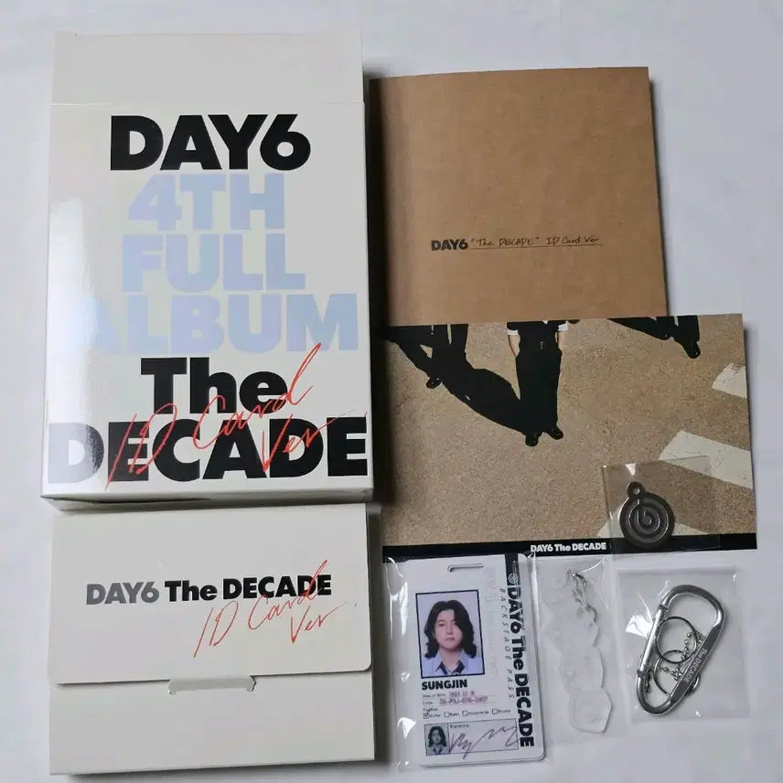 [BUNJANG] DAY6 The Decade ID Card Keyring / 데이식스 더데케이드 아이디반 앨범 아이디카드 키링