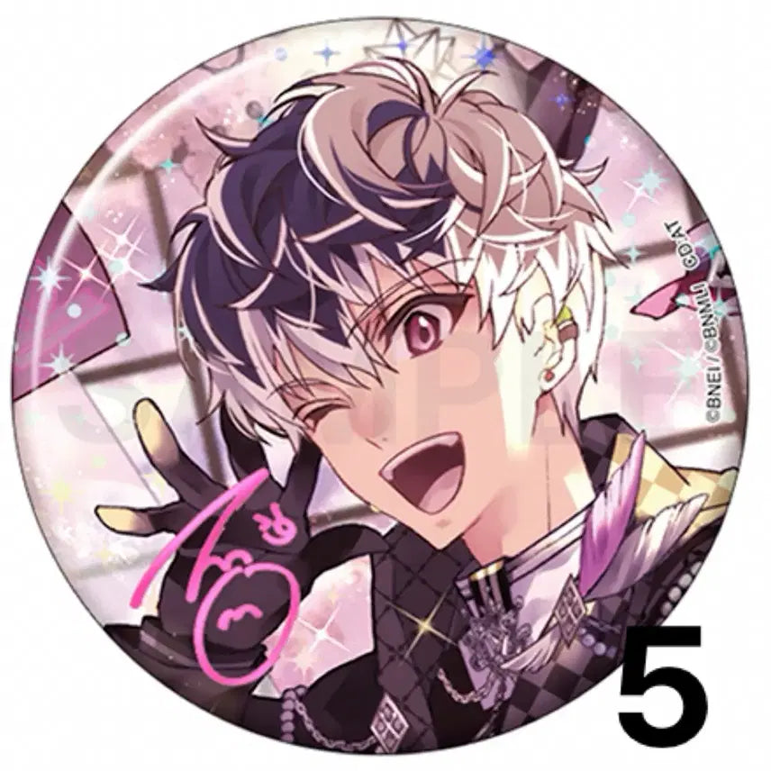 [BUNJANG] IDOLiSH7 10th Anniversary Can Badge Momoharu Set / 아이나나 10주년 캔뱃지 모모 5개