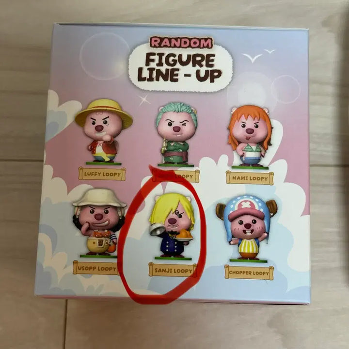 [BUNJANG] One Piece Jjwanmang Luffy Collabo Figure Sanji / 원피스 잔망루피 랜덤 피규어 상디