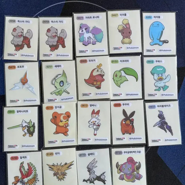 [BUNJANG] Pokemon Stickers Bundle Set / 포켓몬 띠부씰 판매 및 교환